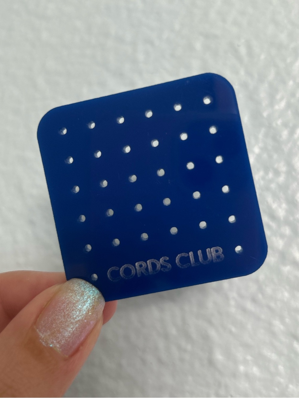 NIB Cords Club Square Travel Flat Back Palette - Cobalt Opaque